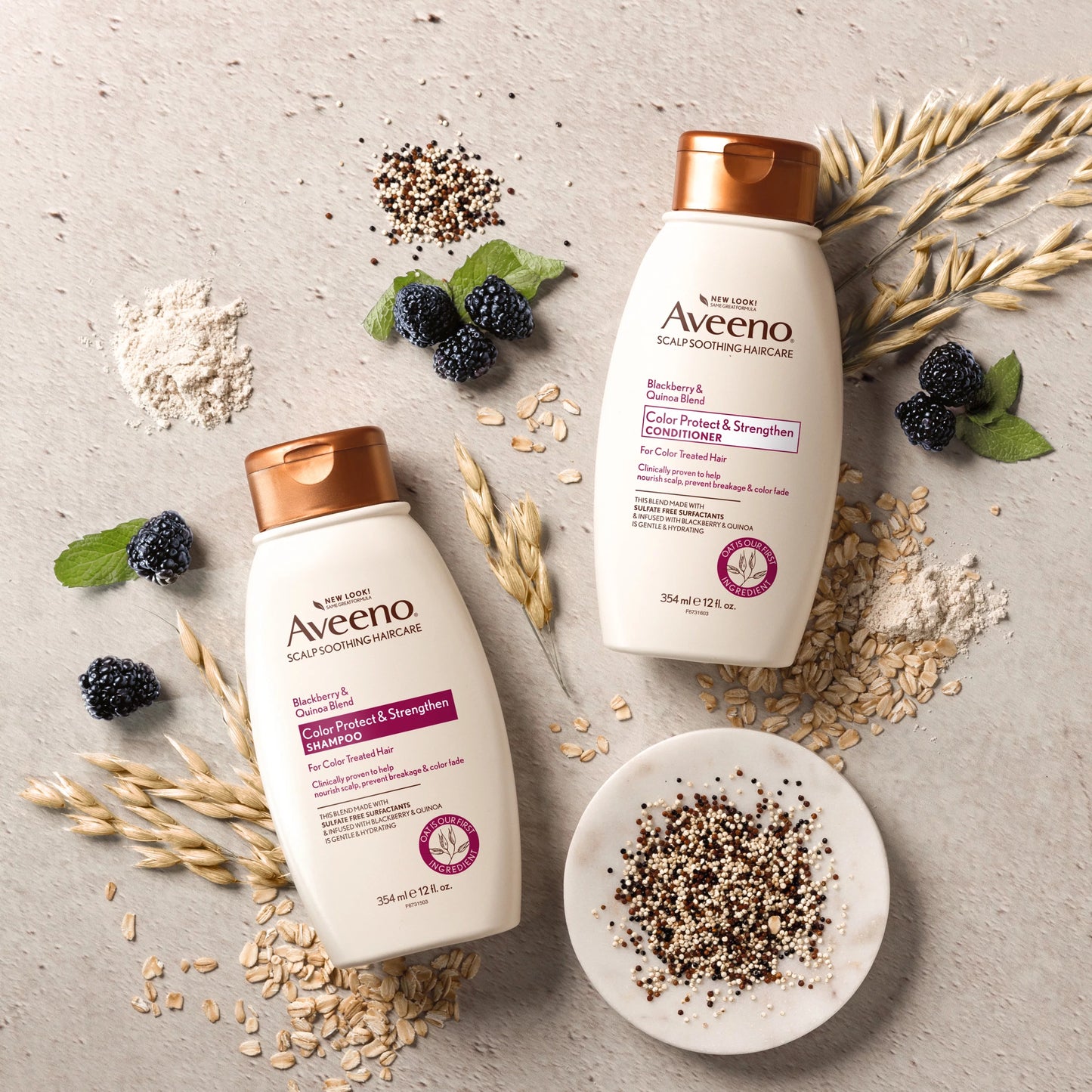 Blackberry Quinoa Protein Blend Shampoo - 12 oz