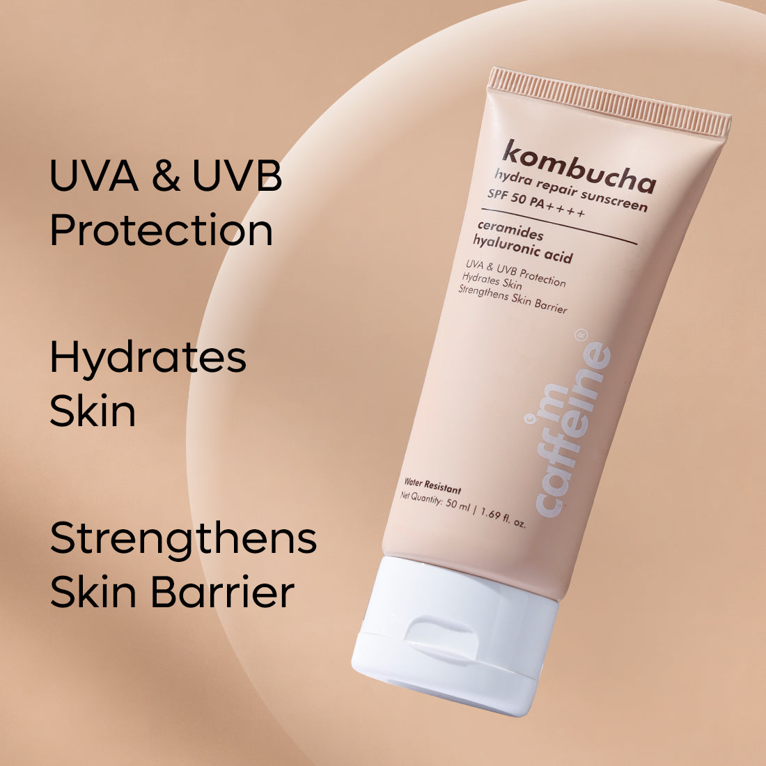 mCaffeine Kombucha Hydra Repair Sunscreen SPF 50 PA++++