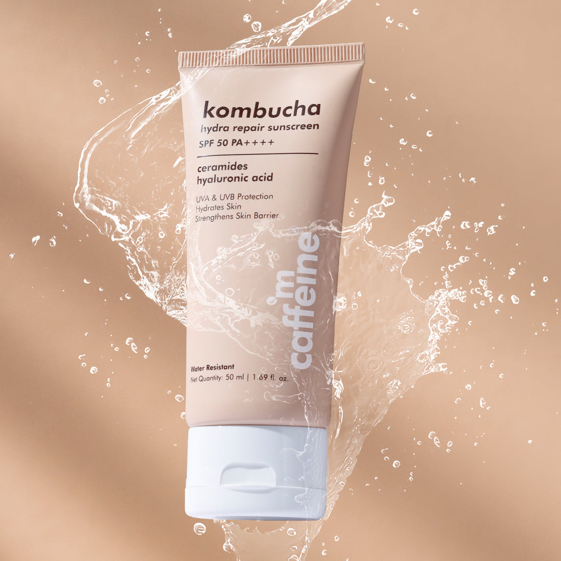 mCaffeine Kombucha Hydra Repair Sunscreen SPF 50 PA++++