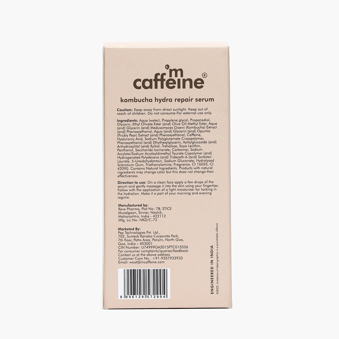mCaffeine Kombucha Hydra Repair Face Serum