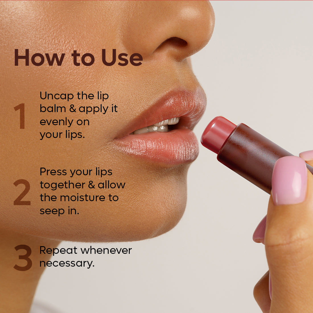 mCaffeine Choco Tinted Lip Balm with Berries