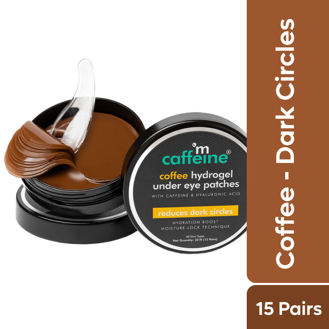 mCaffeine Coffee Hydrogel Under Eye Patches