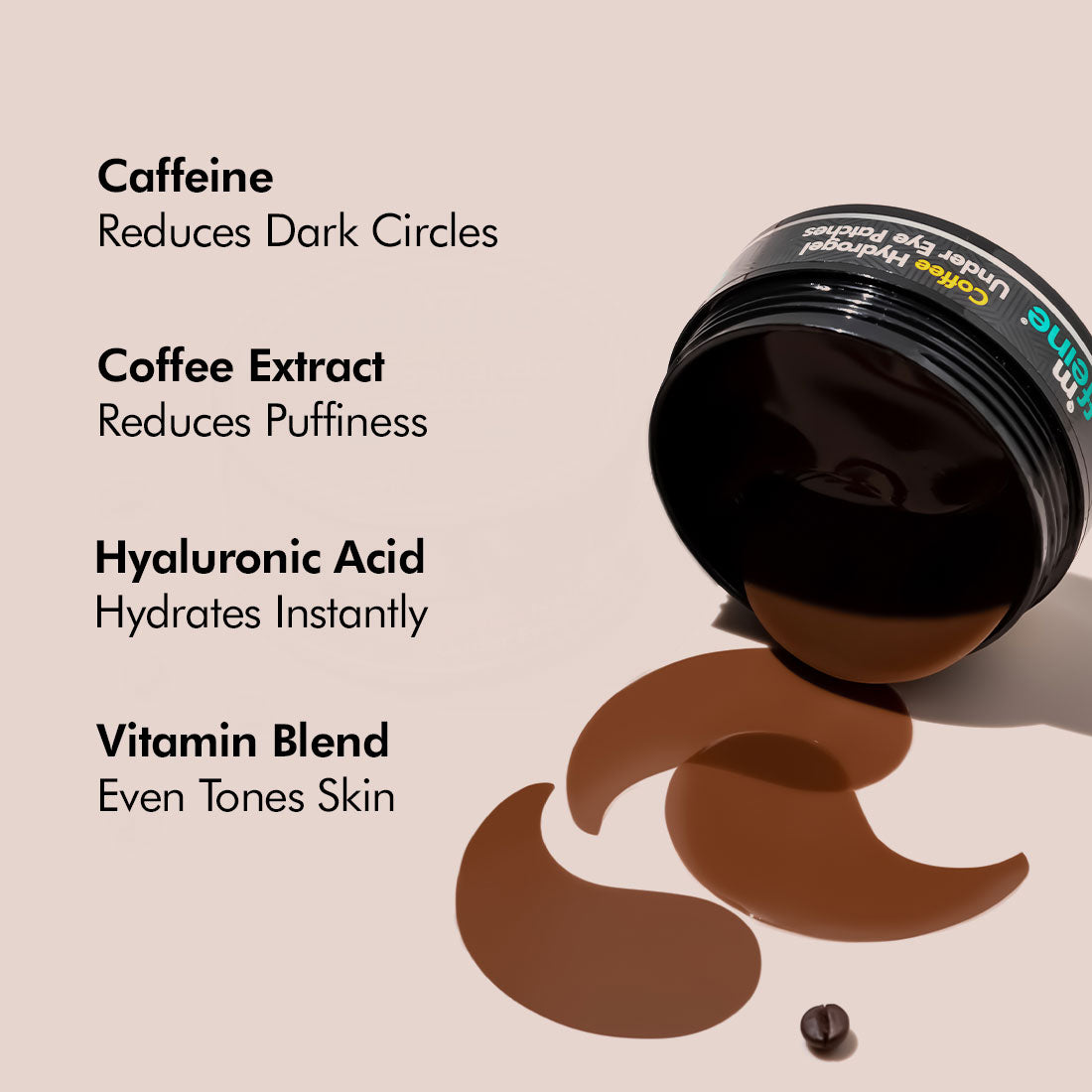 mCaffeine Coffee Hydrogel Under Eye Patches