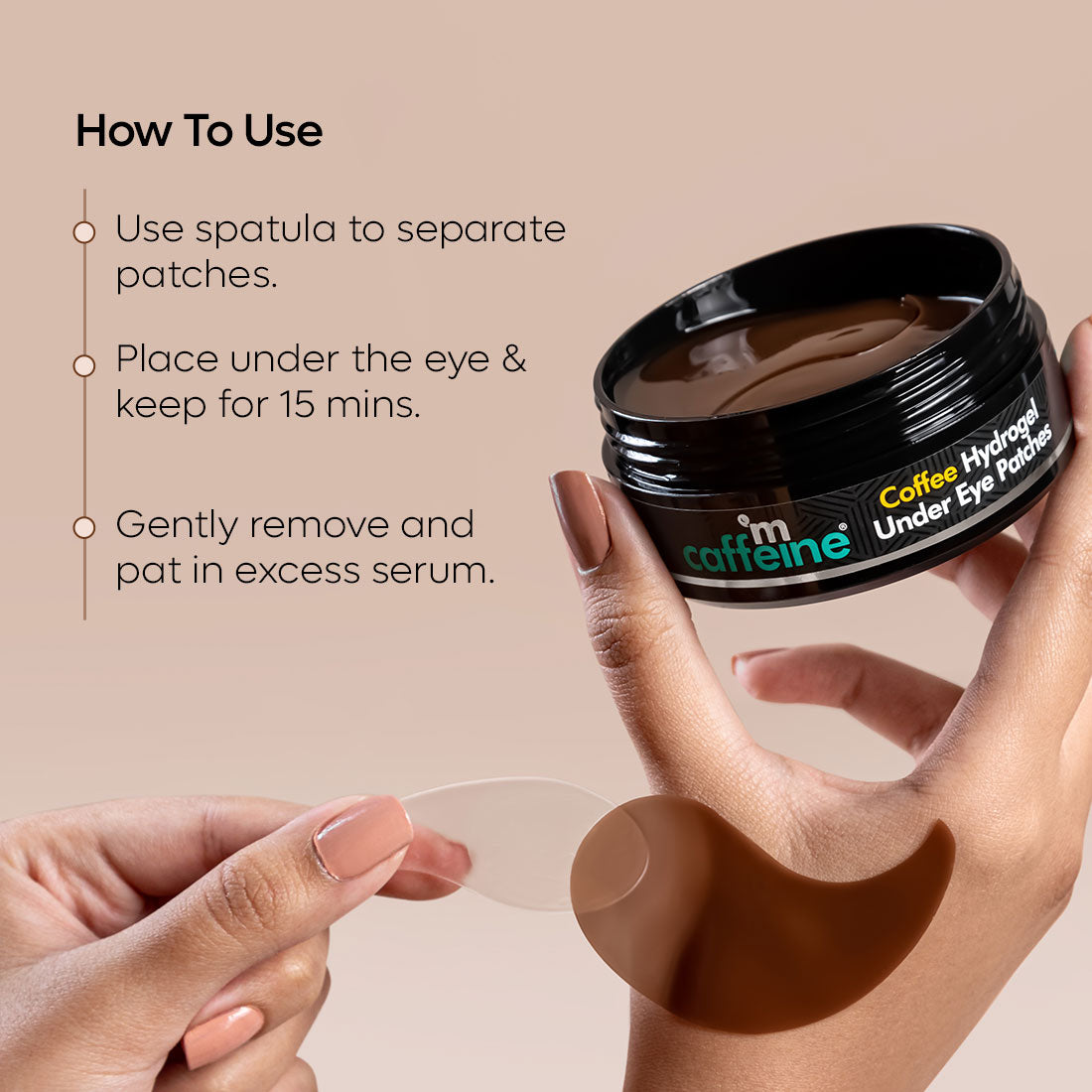 mCaffeine Coffee Hydrogel Under Eye Patches