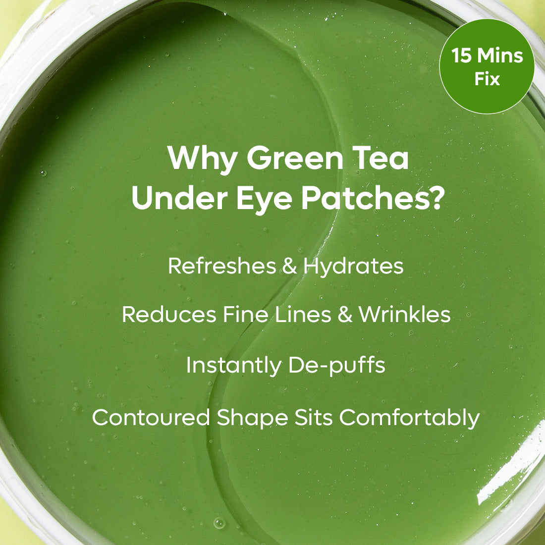 mCaffeine Green Tea Hydrogel Under Eye Patches