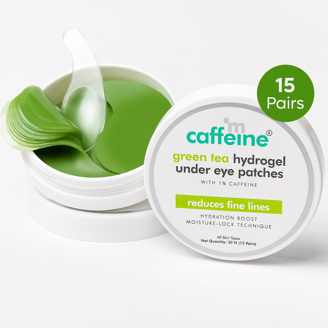mCaffeine Green Tea Hydrogel Under Eye Patches