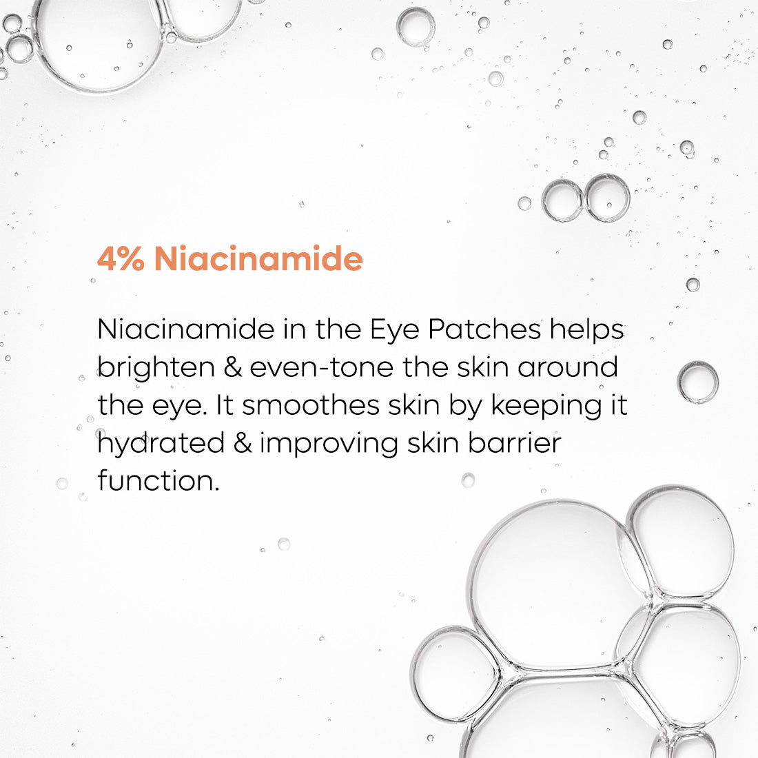mCaffeine Kombucha Under Eye Patches | Niacinamide 4%