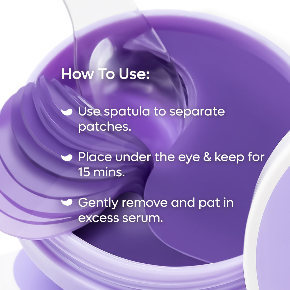 mCaffeine Black Tea Under Eye Patches | Collagen Peptide