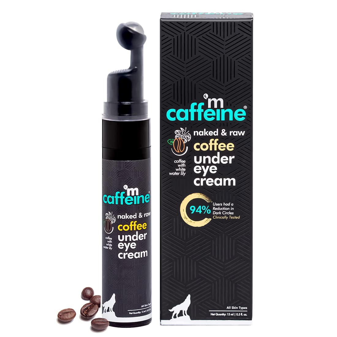 mCaffeine Naked & Raw Coffee Under Eye Cream (15 ml)