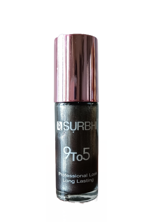 9 to 5 Professional Look Long Lasting Nail Paint - Glossy Grey - 8 ml