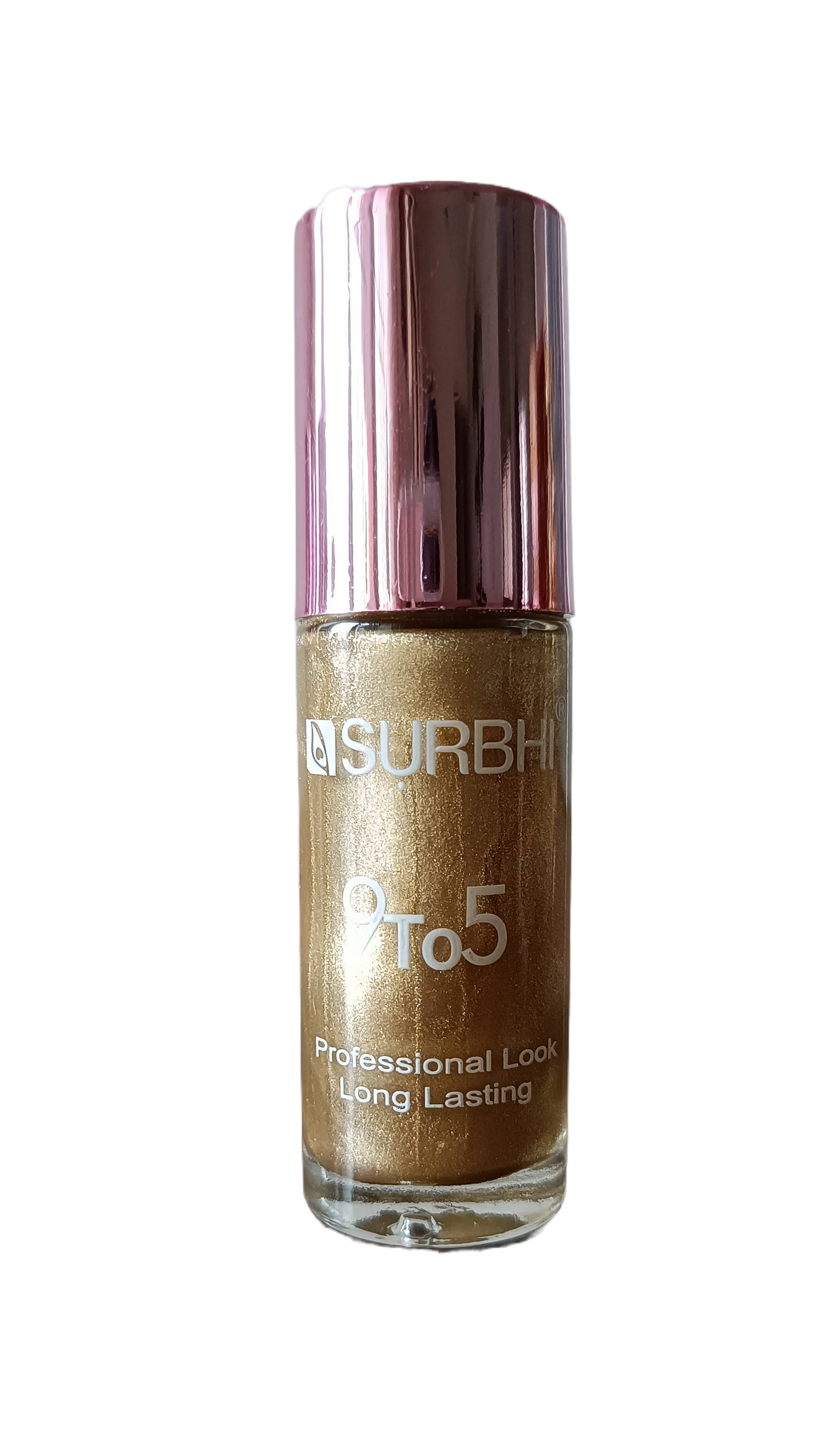 9 to 5 Professional Look Long Lasting Nail Paint - Glossy Golden - 8 ml