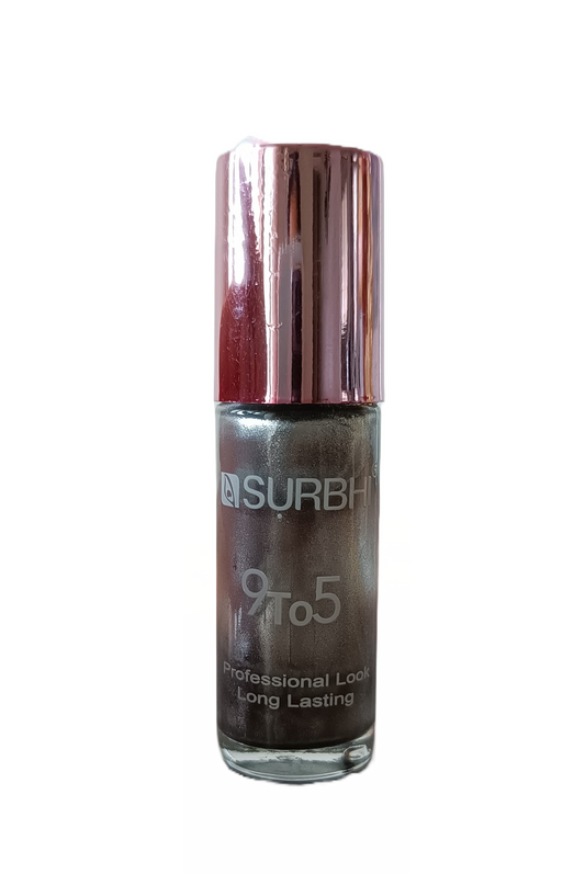 9 to 5 Professional Look Long Lasting Nail Paint - Glossy Light Grey - 8 ml