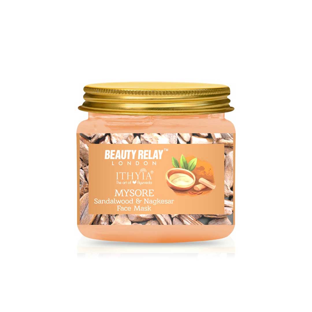 Mysore Sandalwood & Nagkesar Face Mask With Argan Oil, Vitamin-E, Olive Oil, Nagkesar Powder - 150 gm