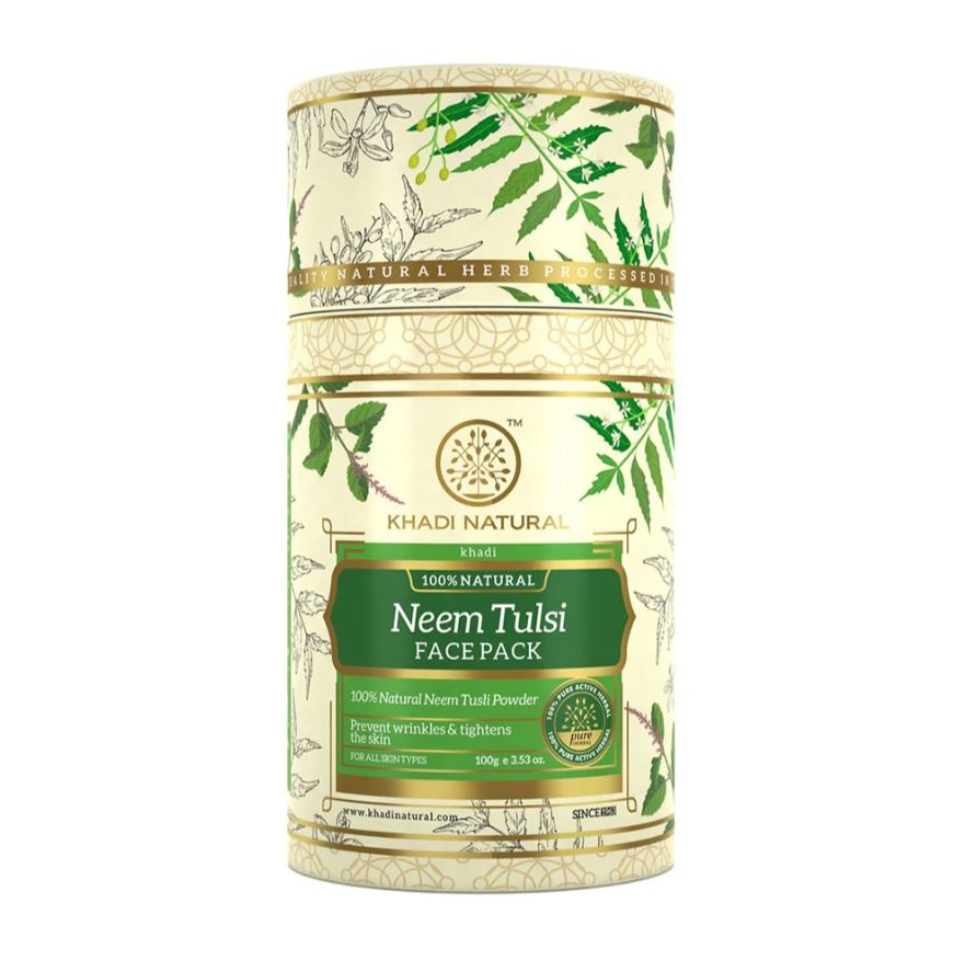 Khadi Natural Neem Tulsi Face Pack - 100gm