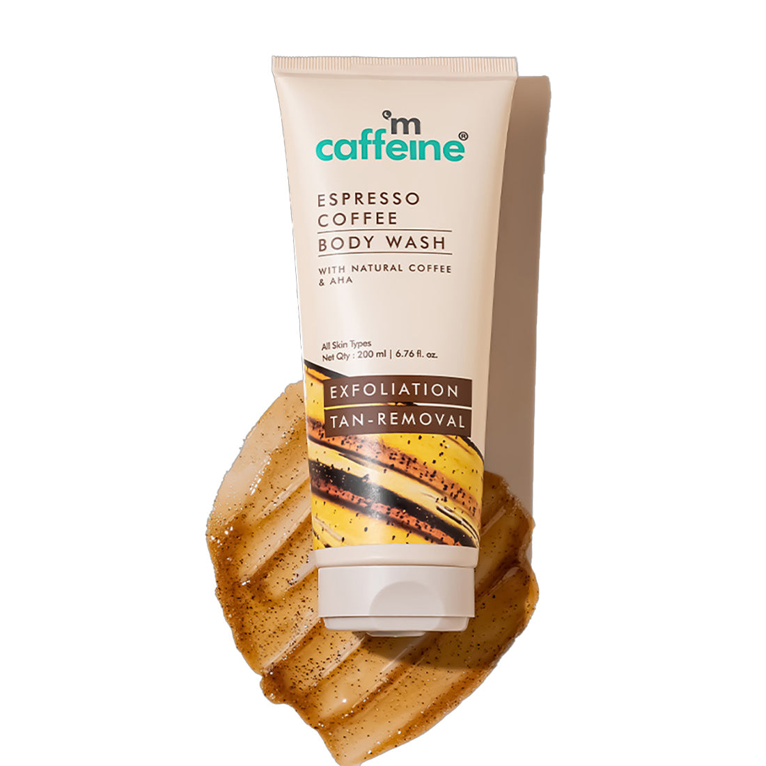 mCaffeine Espresso Body Wash Tube - 200 ml
