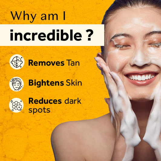 Atulya Vedic Ubtan Foaming Face Wash With In Built Brush | Deep Cleansing & Glow Boost | 150 ml