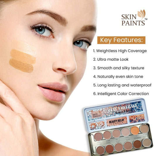 Full Coverage Makeup Base Palette