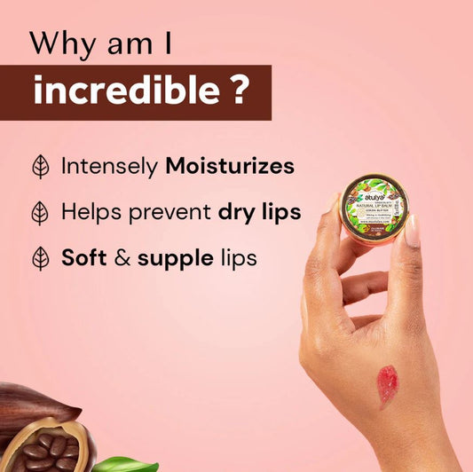 Atulya Lip Balm Cocoa Butter |Tinted and Shining Lips 5gm
