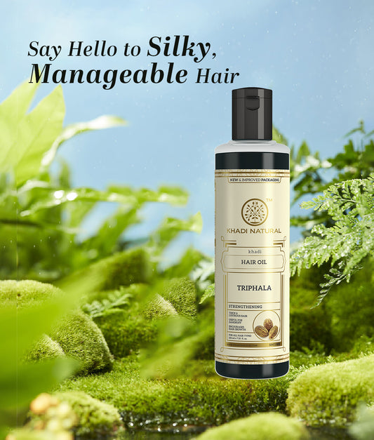 Khadi Natural Trifala Hair Oil Strengthening Herbal Care (210ml)