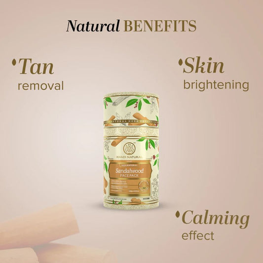 Khadi Natural Sandalwood Face Pack - 100gm