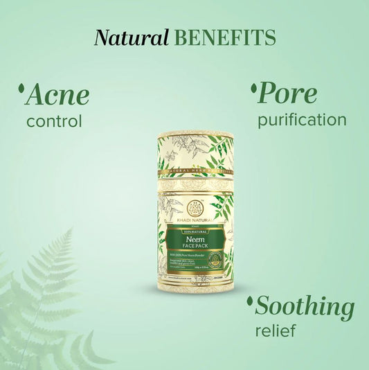Khadi Natural Neem Tulsi Face Pack - 100gm