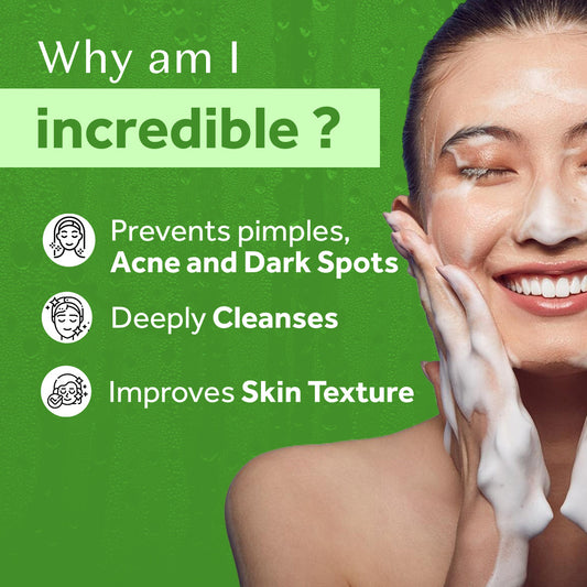 Atulya Foaming Face Wash Cucumber With Built In Face Brush | Soothes Skin & Reduces Puffiness | 150 ml