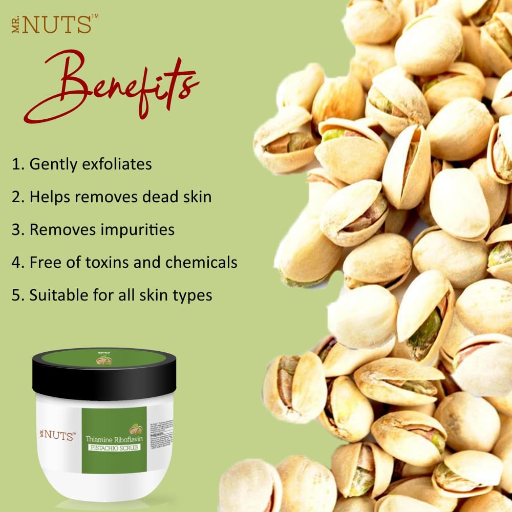 Mr. Nuts Pistachios Scrub With Pistachios Grain, Aloe Vera