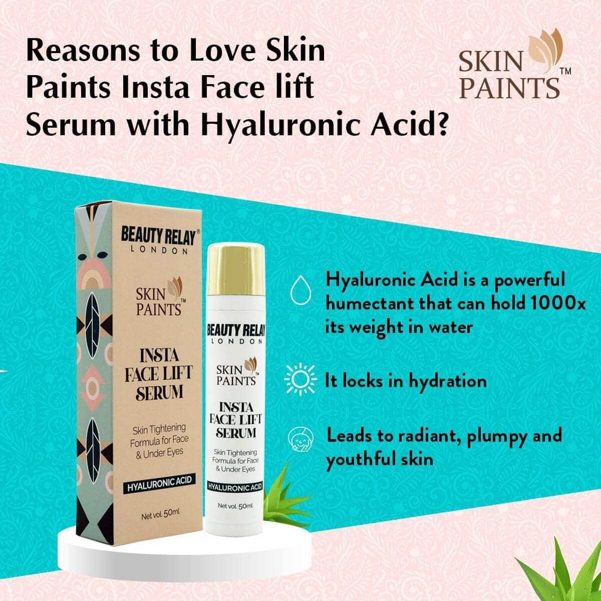 Insta Face Lift Serum With Hyaluronic Acid