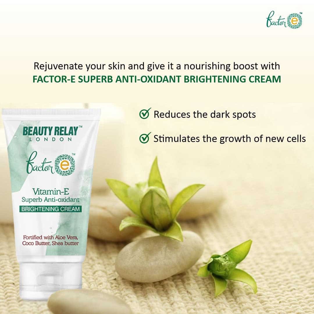 Vitamin-E Superb Antioxidant Brightening Cream With Shea Butter, Cocoa Butter, Vitamin-E And Aloevera