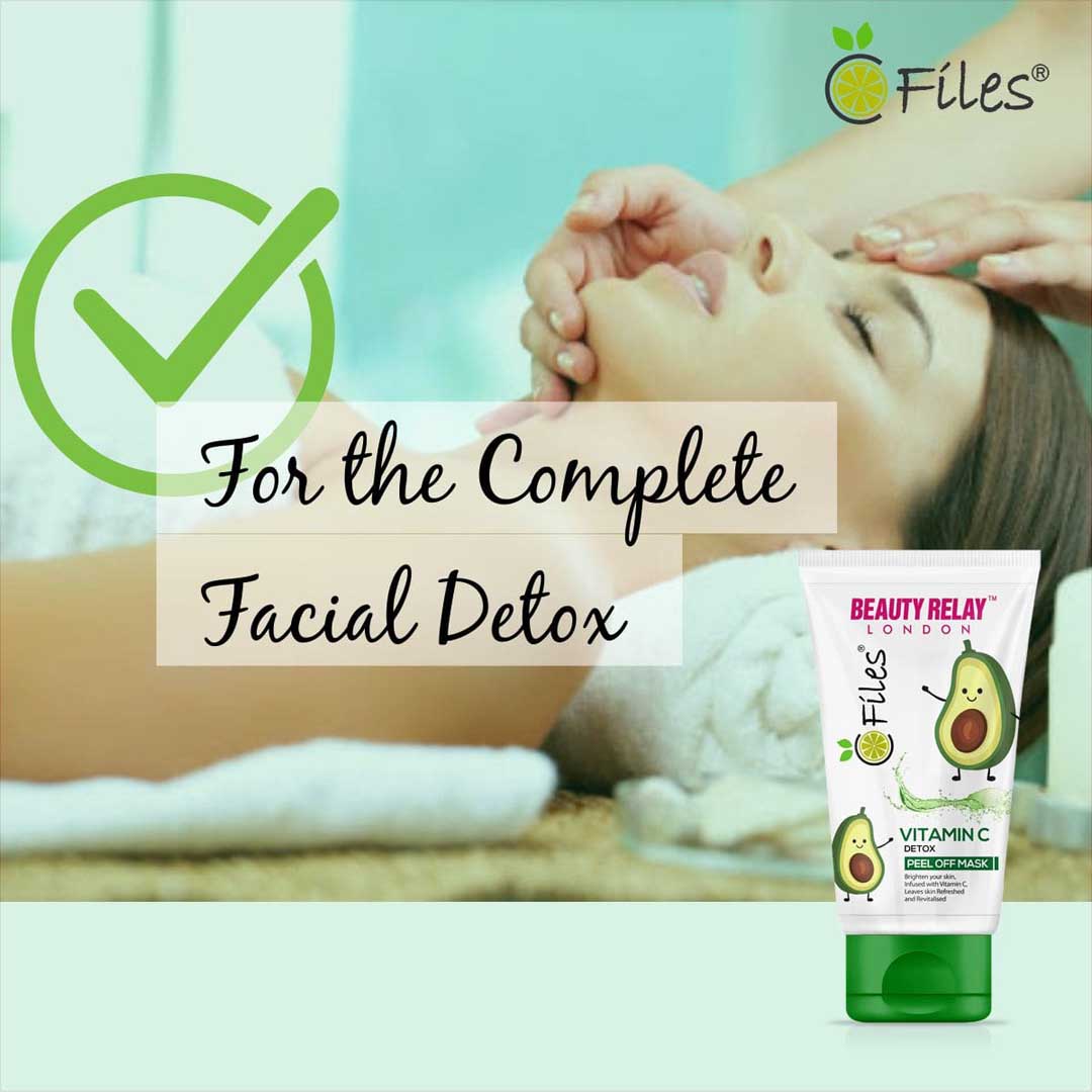 Vitamin C Detox Peel Off Mask With Orange, Gojiberry, Vitamin-E, Grape Fruit, Lemon Oil - 200 ml