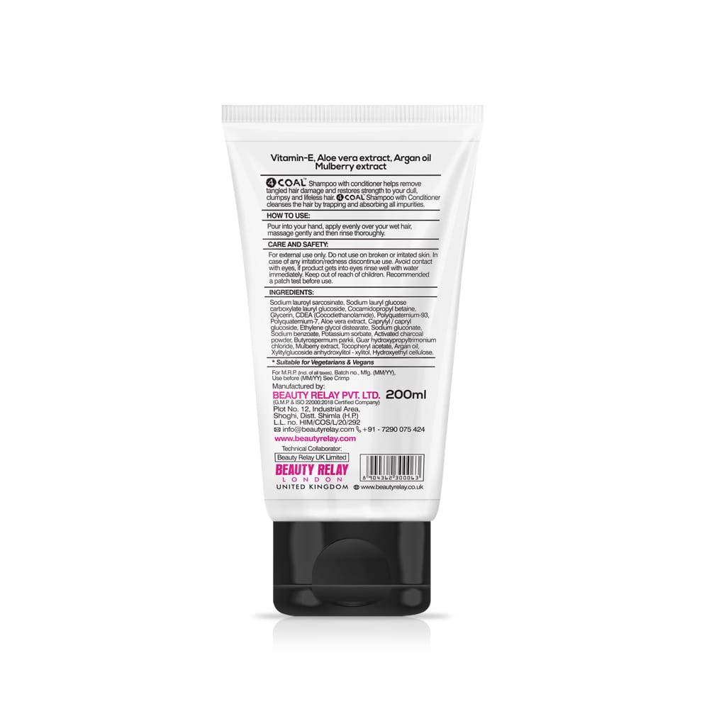 Activated Charcoal Shampoo With Conditioner