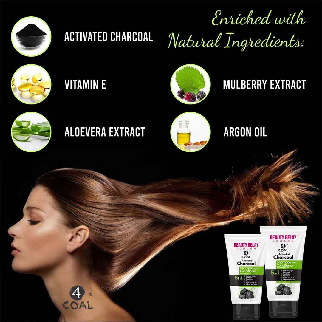 Activated Charcoal Shampoo With Conditioner