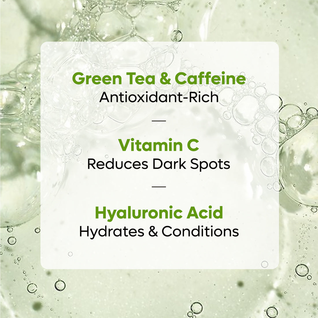 mCaffeine Green Tea Face Wash 50 ml