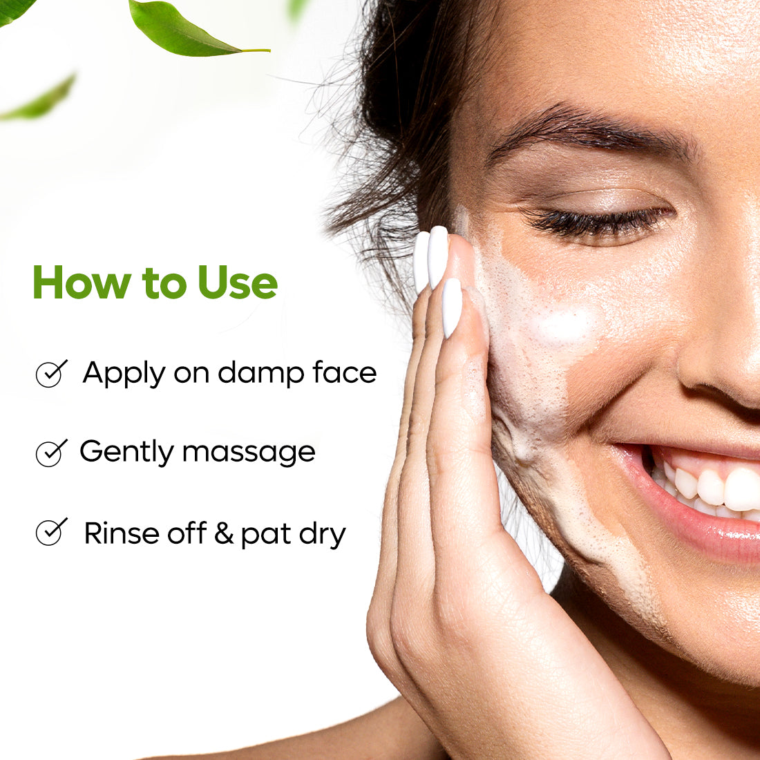 mCaffeine Green Tea Face Wash 50 ml