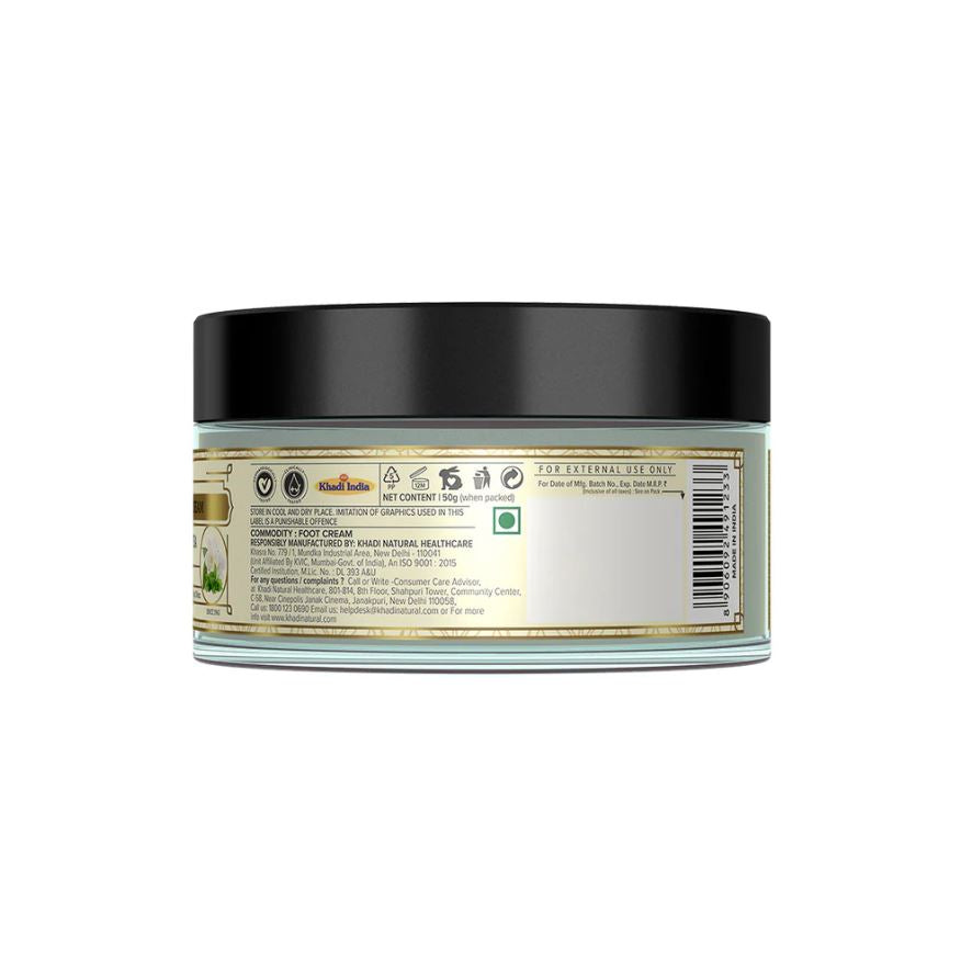 Khadi Natural Jasmine & Green Tea Foot Crack Cream - With Sheabutter - 50gm