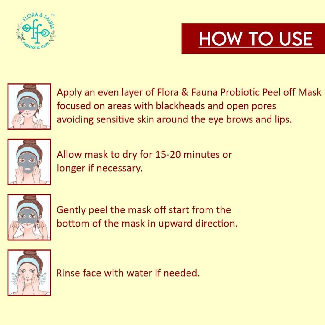 Probiotic Peel Off Mask With British Rose, Strawberry, Coconut Milk, Almond Oil And Vitamin-E - 200 ml