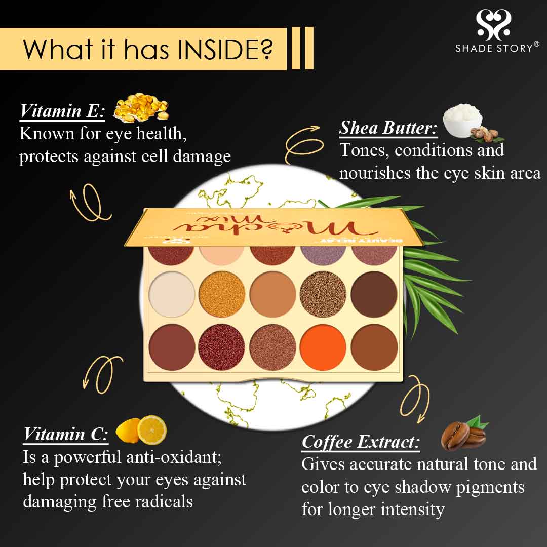 Mocha Mix Eye Shadow Palette - 45 gm