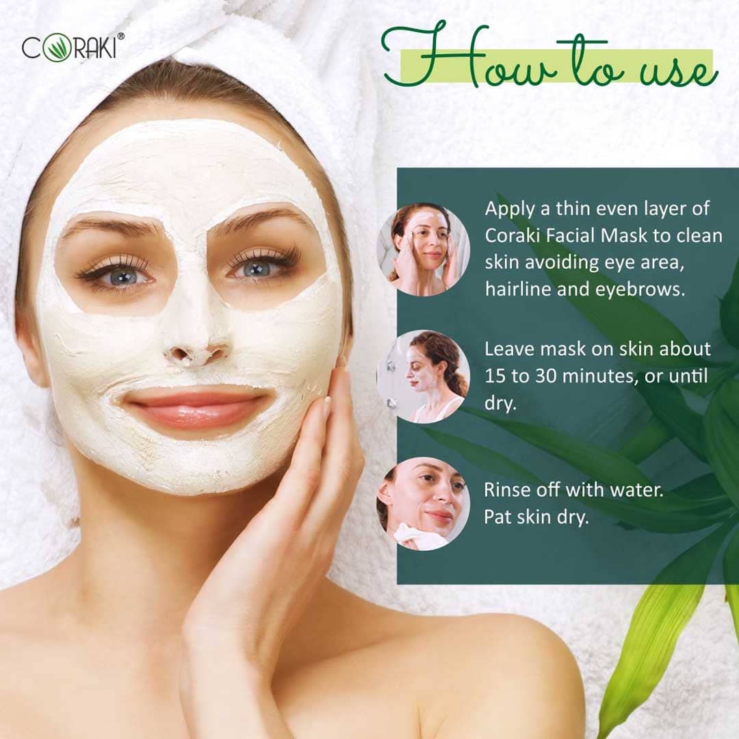 Tea Tree Facial Mask With Oilve Oil, Tea Tree Oil, Vitamin-E And Apricot Oil - 200 gm
