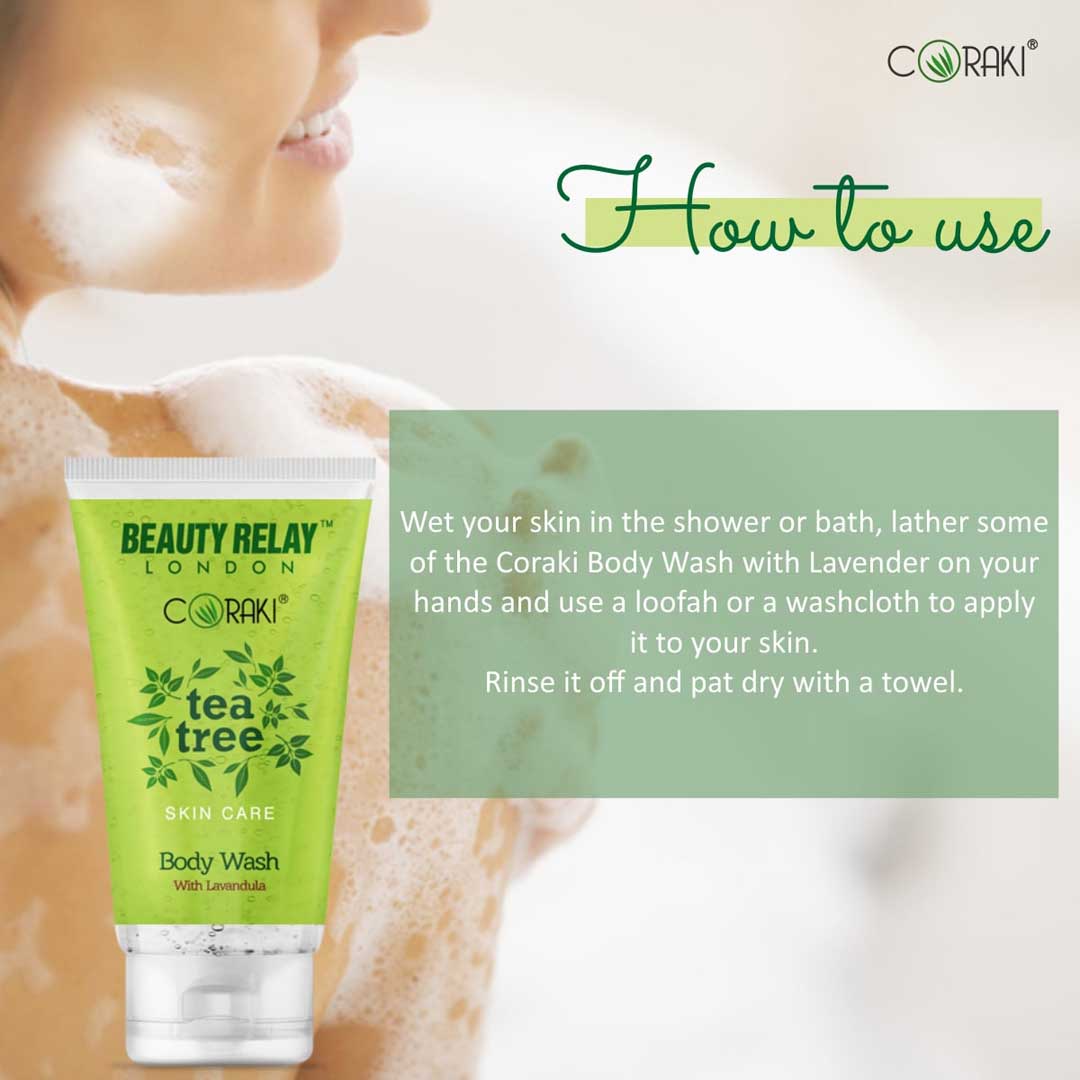 Tea Tree Body Wash With Lavender, Tea Tree Oil And Vitamin-E - 200 ml