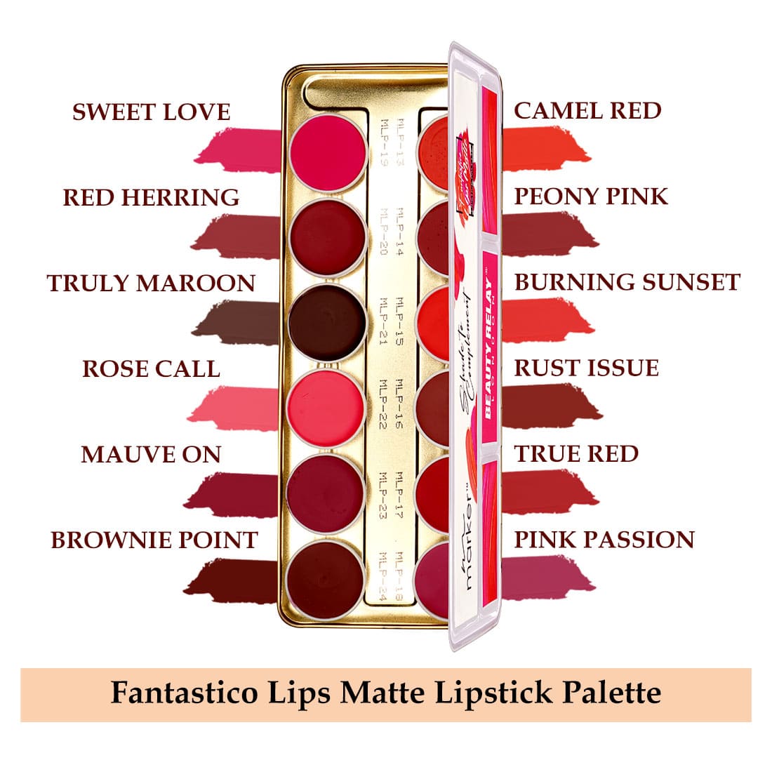 Fantastico Matte Lipstick Palette