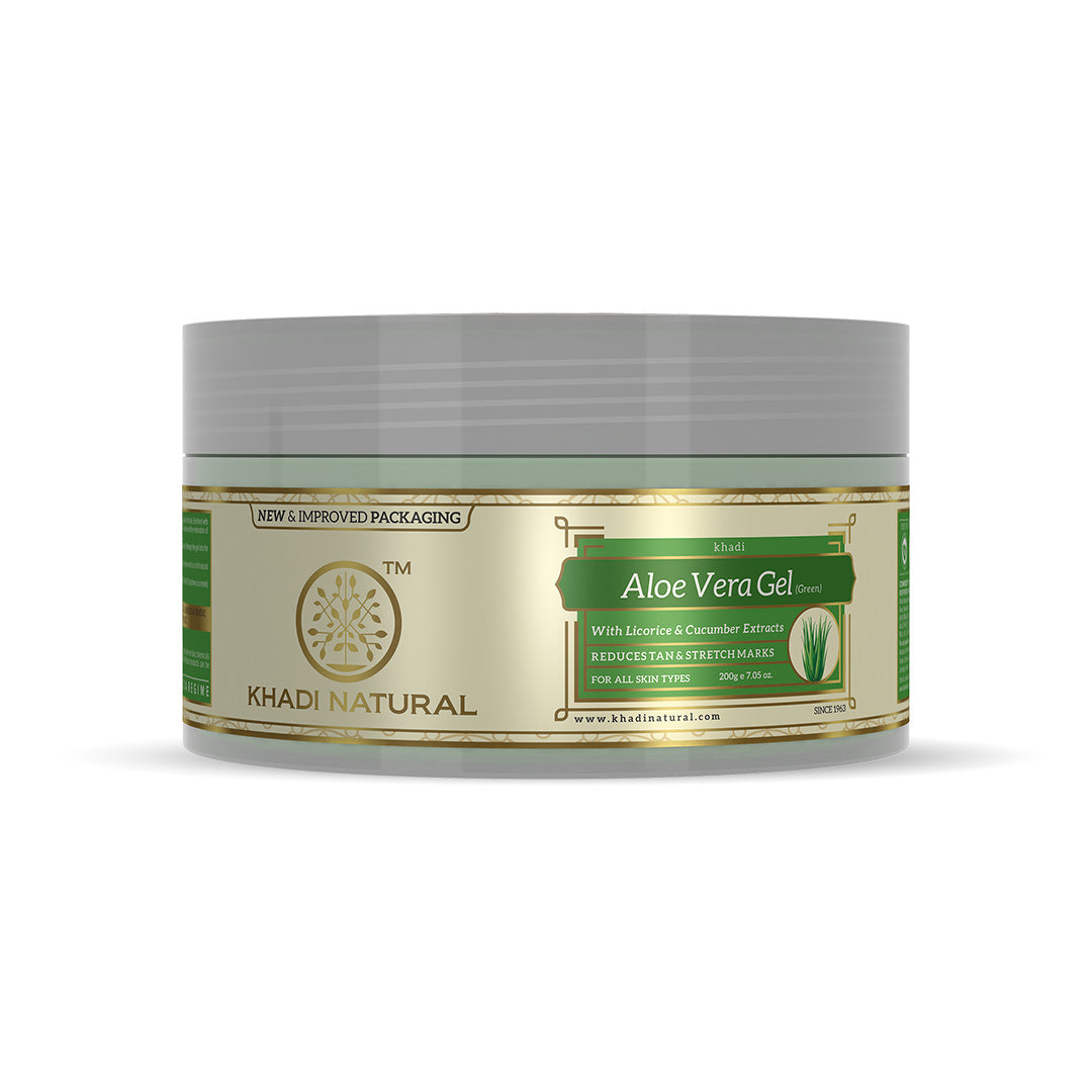 Khadi Natural Aloe vera Gel Hydrating & Soothing Skin Care (200g)