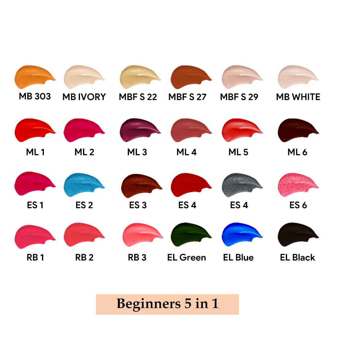 Beginners 5 In 1 Palette