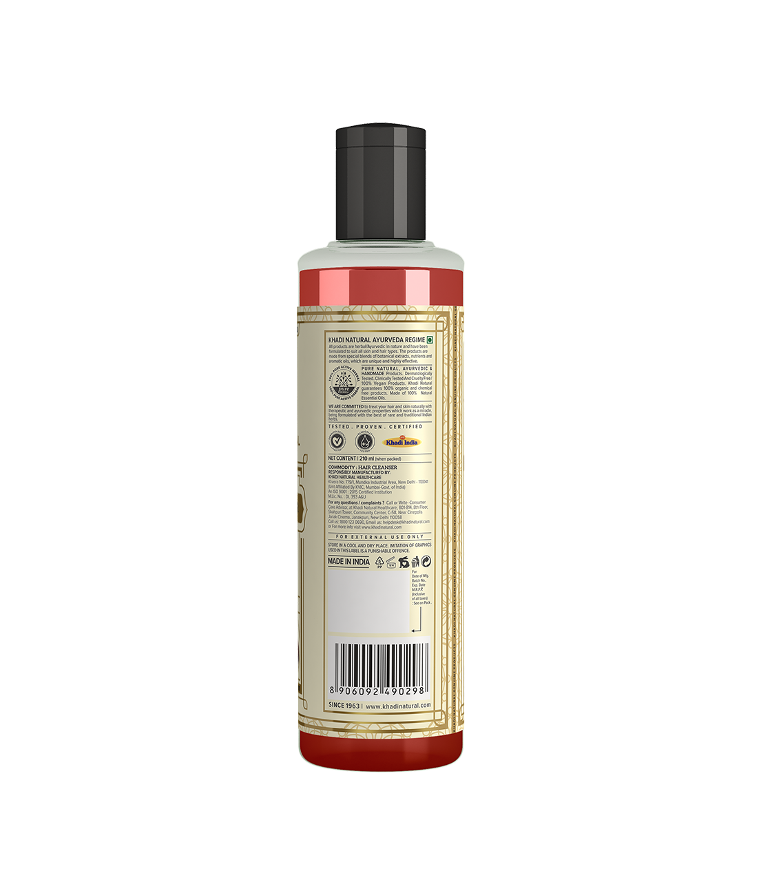 Khadi Natural Herbal Satritha Cleanser Shampoo (210ml)