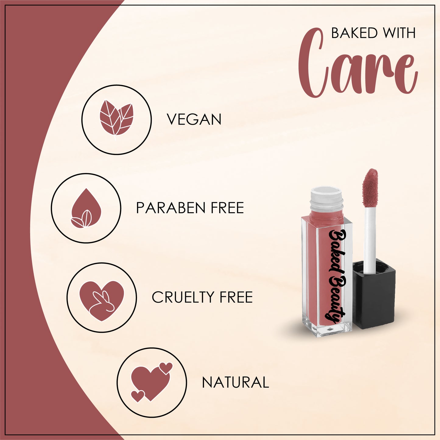 Matte Liquid Lipstick With Long Lasting, Hydrating & Lightweight Infused with Vitamin E & Jojoba Oil, Set of 9, 1.5ml each