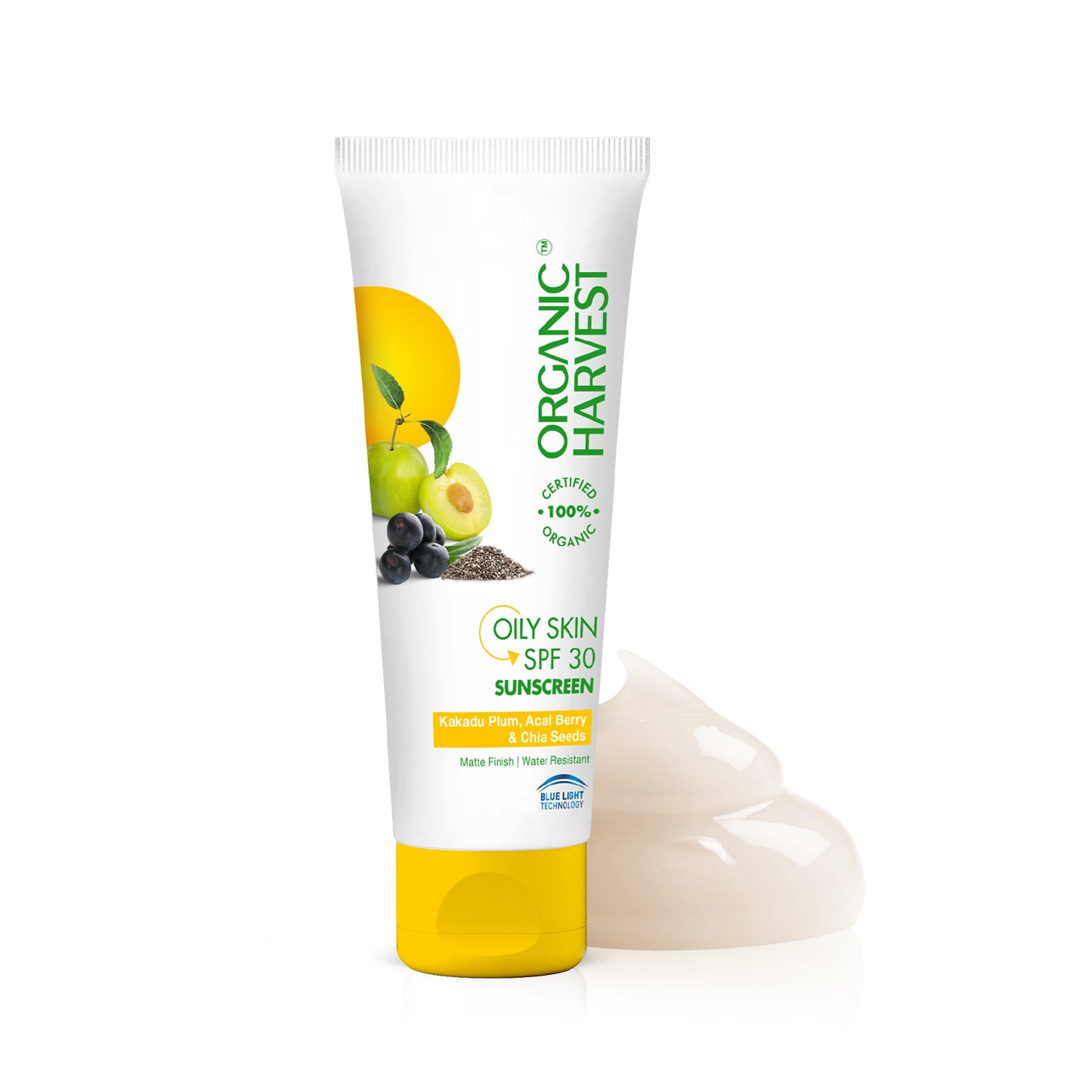 Oily Skin SPF 30 Sunscreen with Kakadu Plum, Acai Berry & Chia Seeds - 100gm