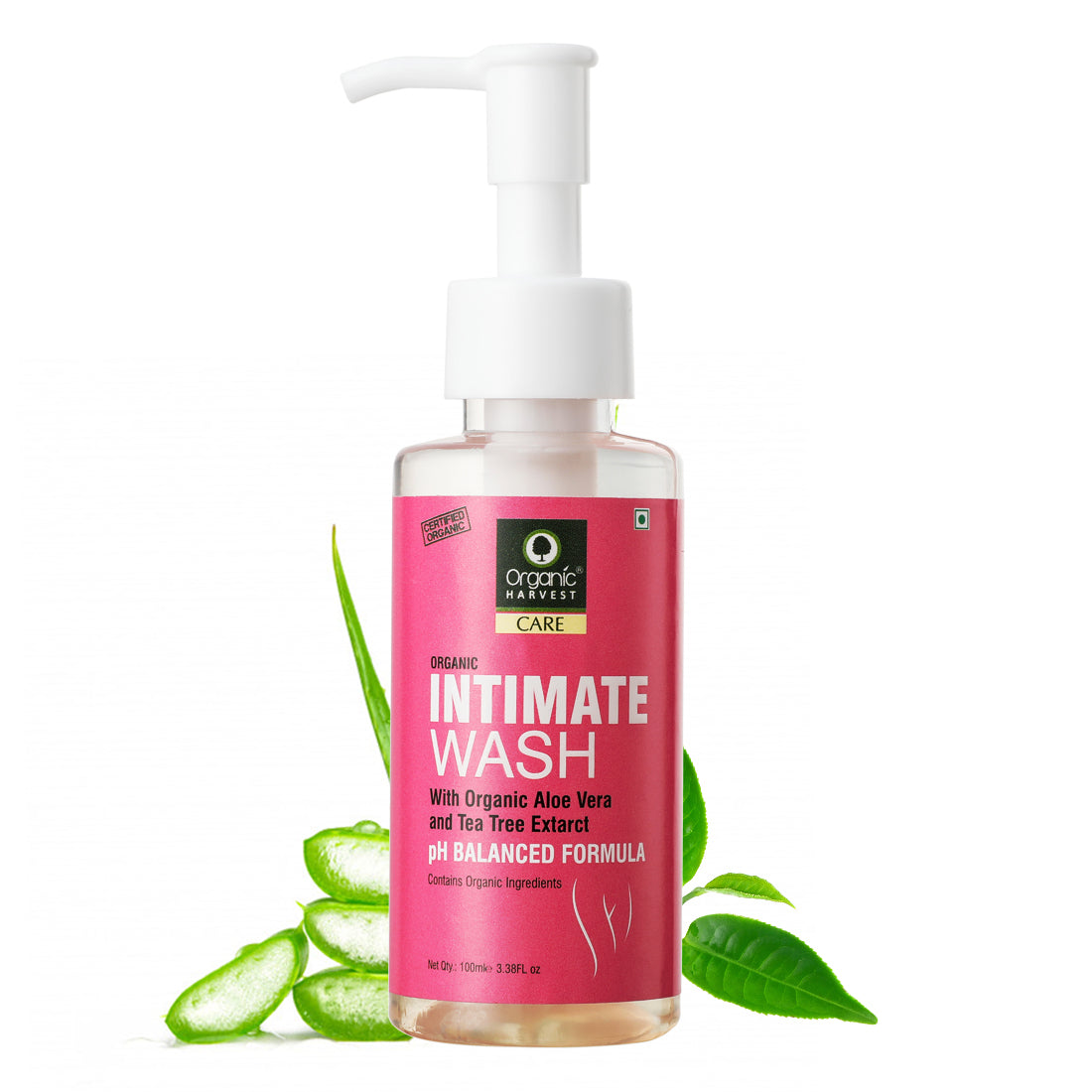 Daily Intimate Feminine Wash, Infused with the Goodness of Organic Aloe Vera and Tea Tree Extracts