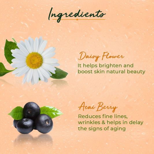 Brightening Face Wash With Kakadu Plum & Acai Berry Extract - 100gm