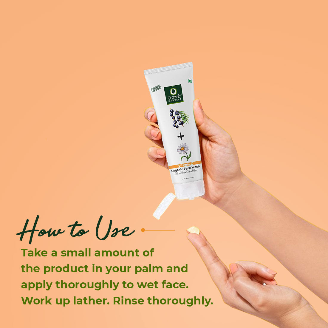 Brightening Face Wash With Kakadu Plum & Acai Berry Extract - 100gm