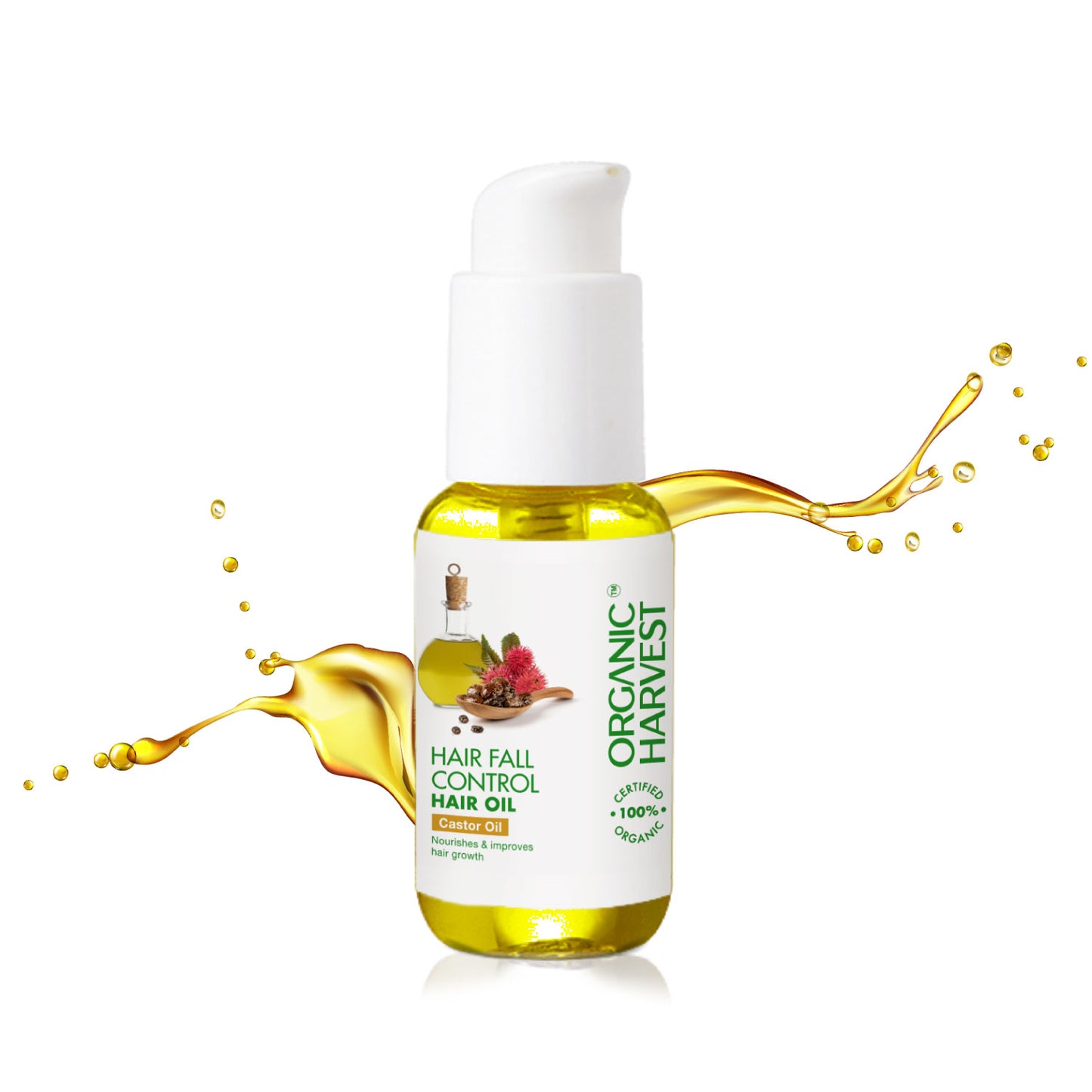 Hairfall Control Hair Oil: Castor Oil | Vitamin E Oil for Hair Growth - 50ml