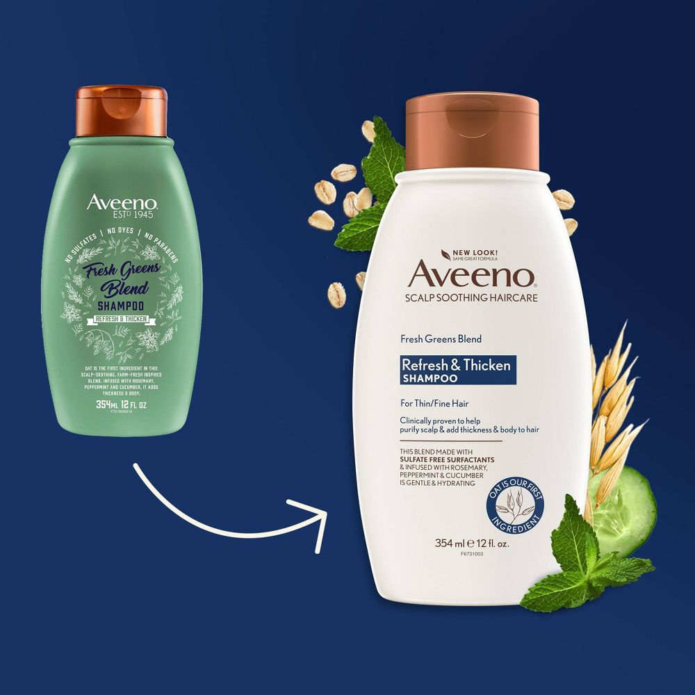 Fresh Greens Blend Shampoo - 12 oz
